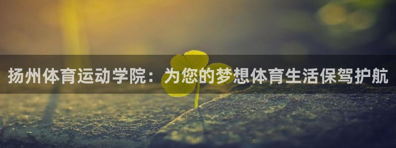 一竞技官方正版app娱乐下载：扬州体育运动学院：为您